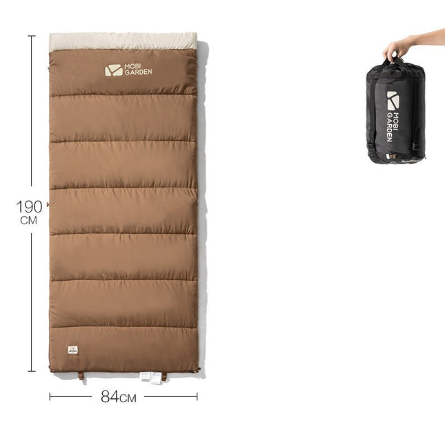 Sac de Couchage Ultra Light Marron et Imperméable