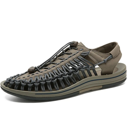 Sandales randonnée décontractées en maille pour hommes et femmes vert