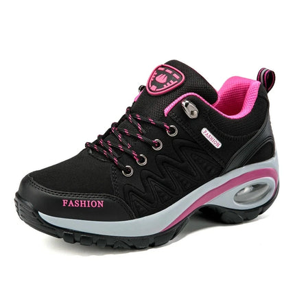 Chaussures de randonnée mode décontractée femme noir