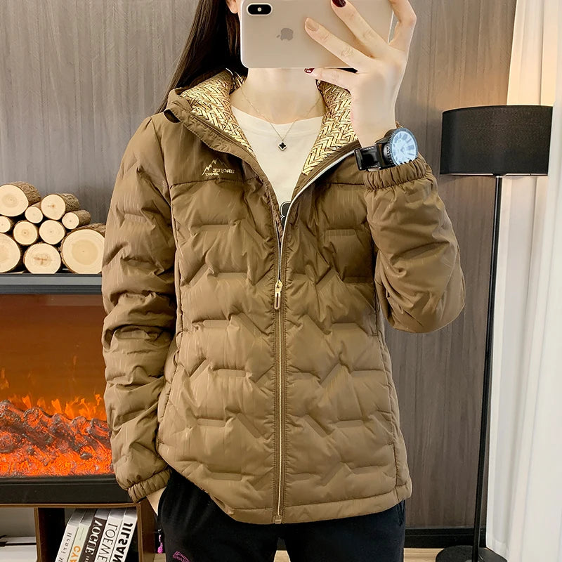 Doudoune marron femme hotsell