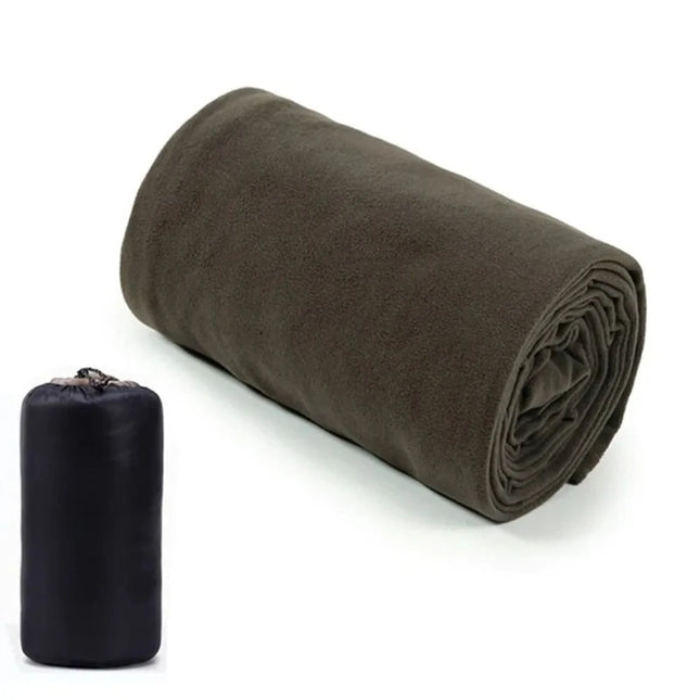 Drap de couchage polaire pour sac de couchage gris