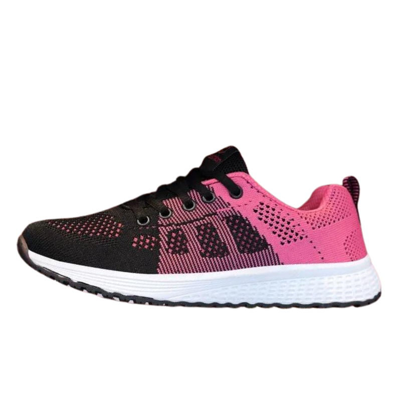 basket randonnée femme rose sur fond blanc