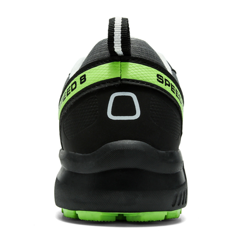 Chaussures Randonnée et Trail Imperméables pour Homme vert sur fond blanc