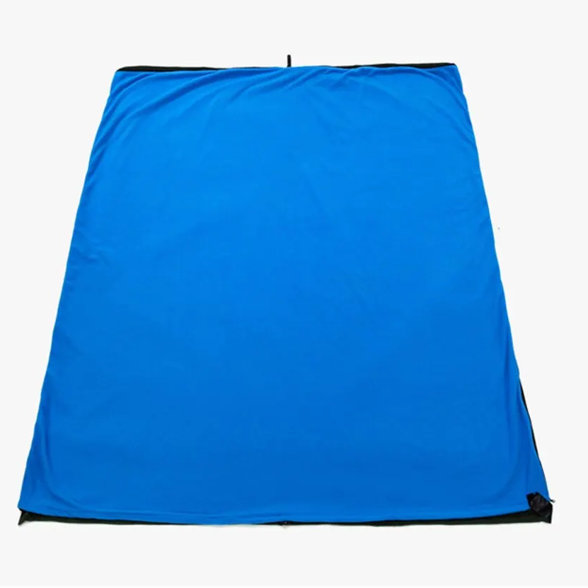 Drap Sac de Couchage Bleu Doux et Portable
