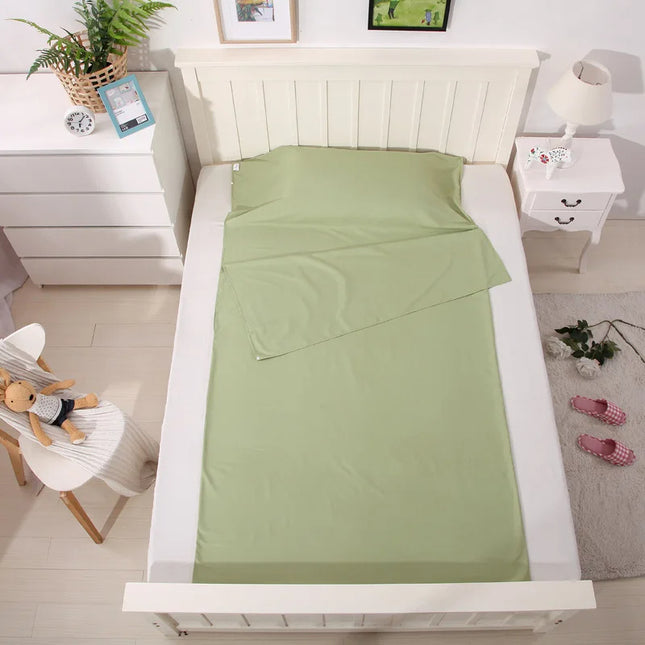 Drap Sac de Couchage Doux et Confortable en Polyester et Coton