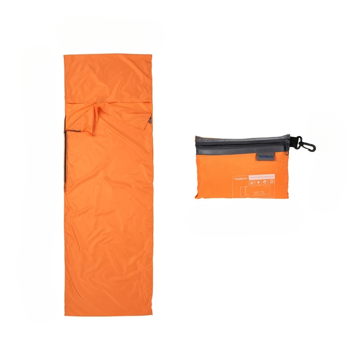 Drap Sac de Couchage Orange et Long