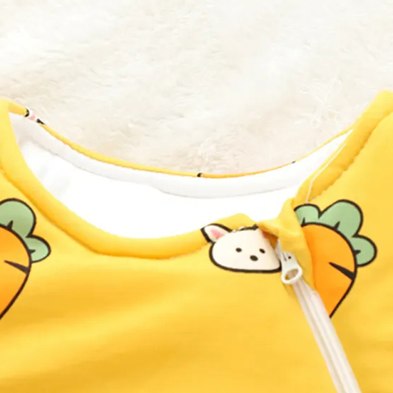 Sac de Couchage pour Enfant avec Imprimé de Carottes