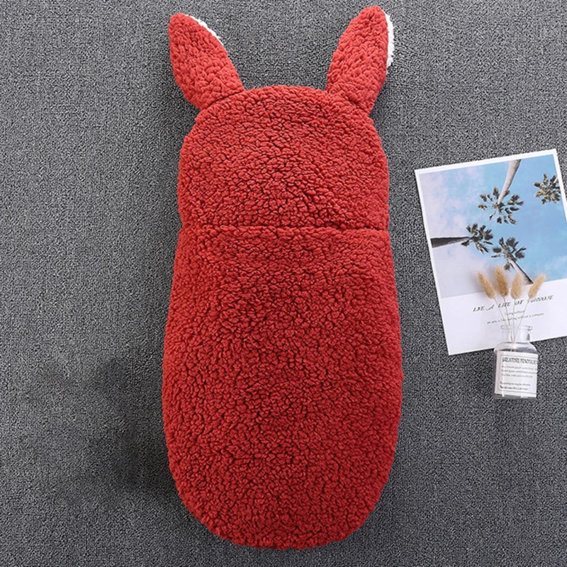 Sac de Couchage pour Bébé en Coton avec Oreilles de Lapin