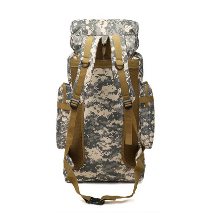 sac à dos randonnée homme 80l camouflage