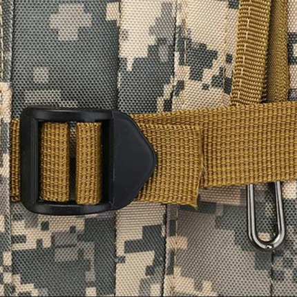 anneaux sac à dos randonnée homme 80l camouflage