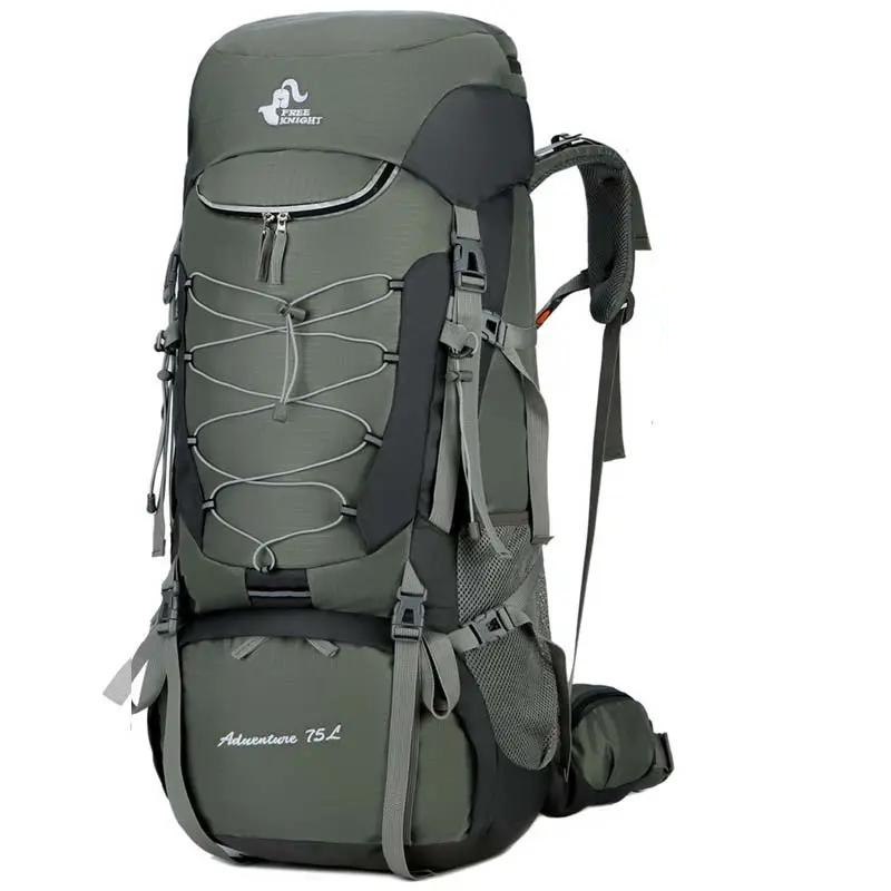 sac à dos randonnée trekking 75l vert