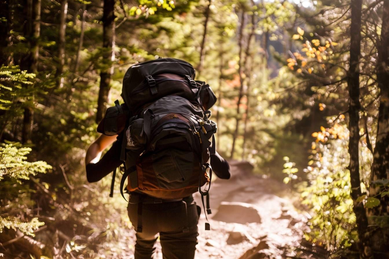 Randonneurs en forêt