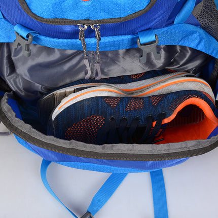 Sac à Dos Randonnée Femme 80L rangement chaussures