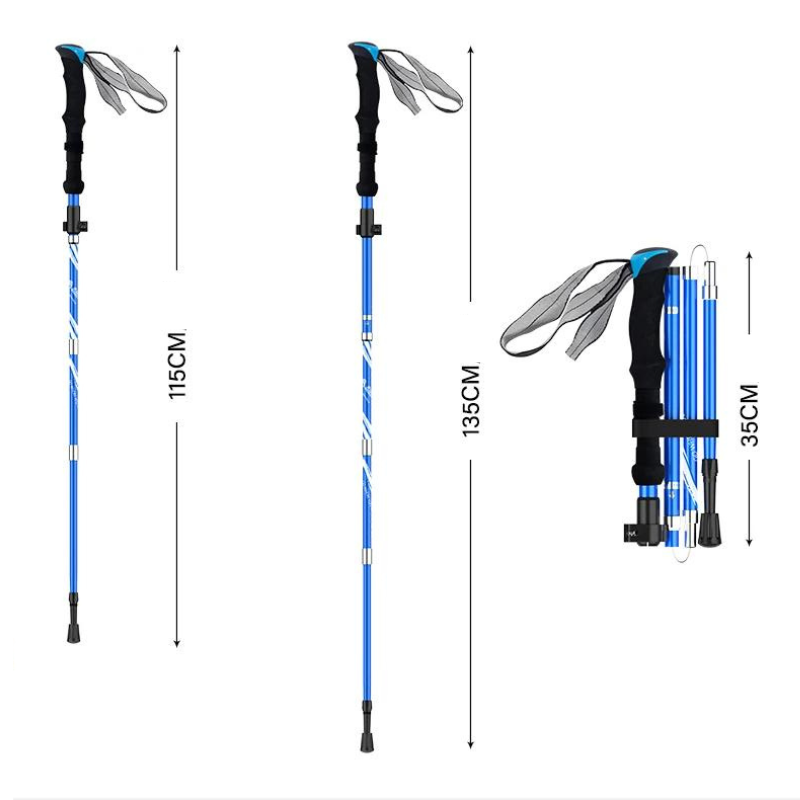 Bâtons de Randonnée Ajustables 115-135 cm