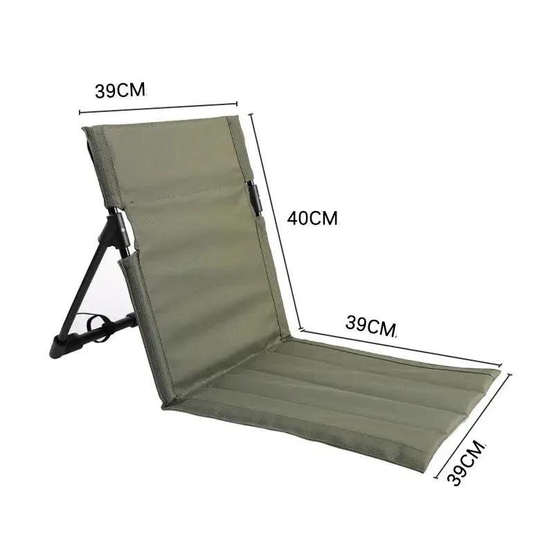 Chaise de Camping Pliante Basse dimensions