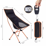 Chaise de Camping Pliante Ultra-Résistante avec Coussin Intégré - Vignette | Marmote