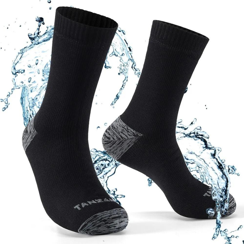 Chaussettes Sportives Imperméables pour Randonnée noir