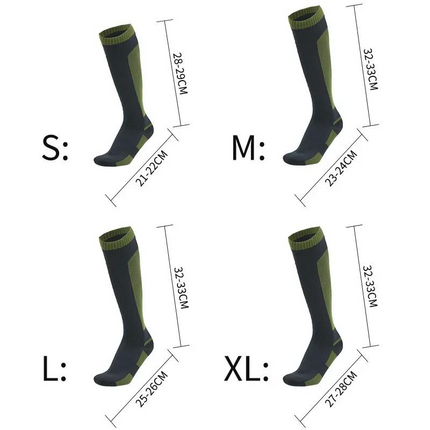 Chaussettes de Randonnée Imperméables Hautes