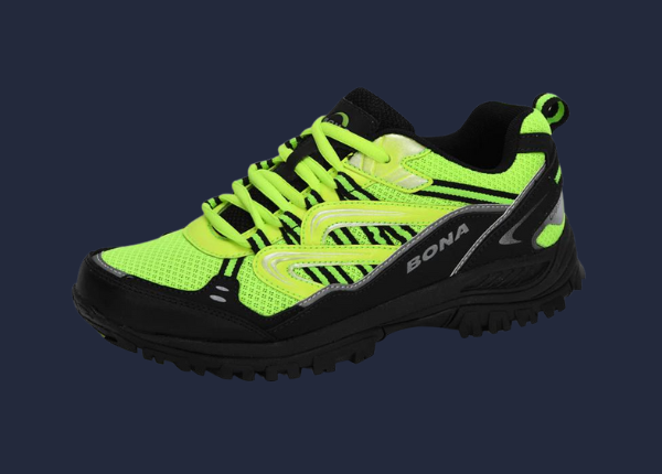 chaussure trail fluo