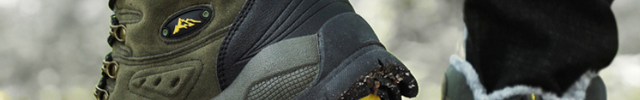 Chaussures de Montagne Hautes en Cuir Suède porté