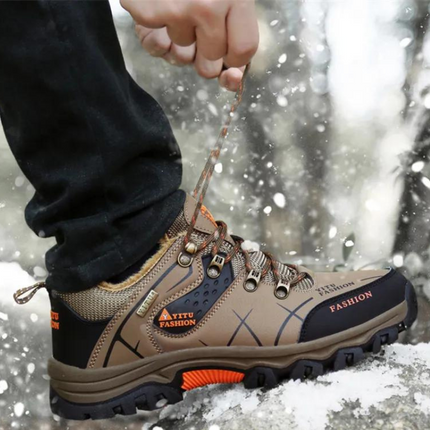  Chaussures de Montagne en Cuir marron