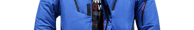 Doudoune en duvet pour homme bleu