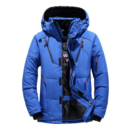 Doudoune en duvet pour homme bleu
