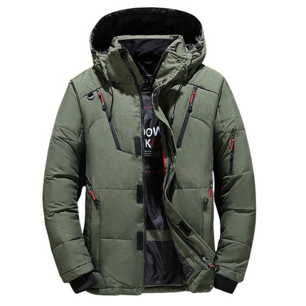 Doudoune en duvet pour homme vert