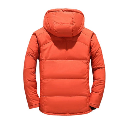 Doudoune en duvet pour homme de dos