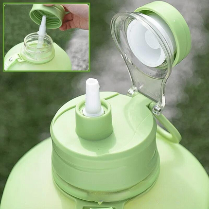 Gourde de Randonnée Grande Capacité avec paille