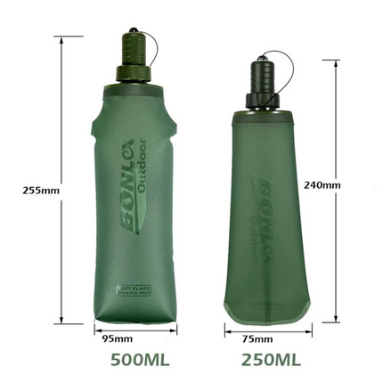 Gourdes Randonnée Souple et Pliable en TPU