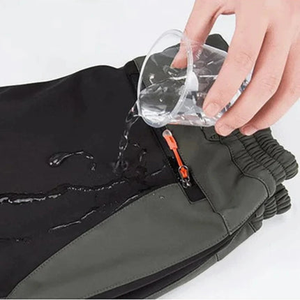 Pantalon de randonnée en molleton épais et chaud pour homme imperméable