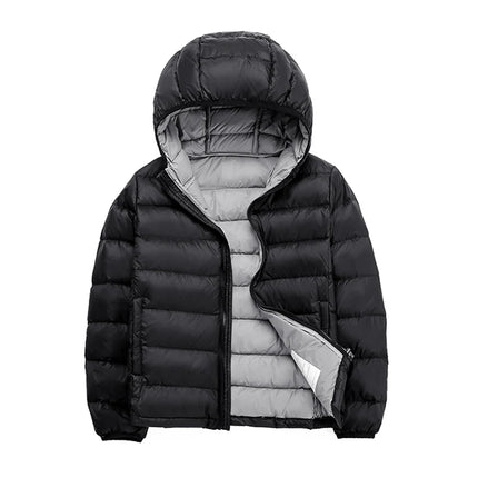 Doudounes à capuche légères noir