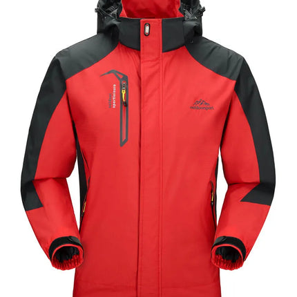Veste de randonnée pour homme rouge