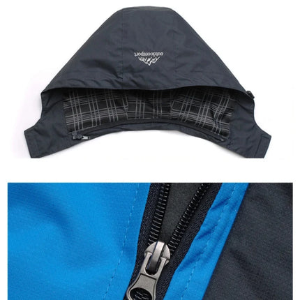 Veste de randonnée pour homme capuche détachable