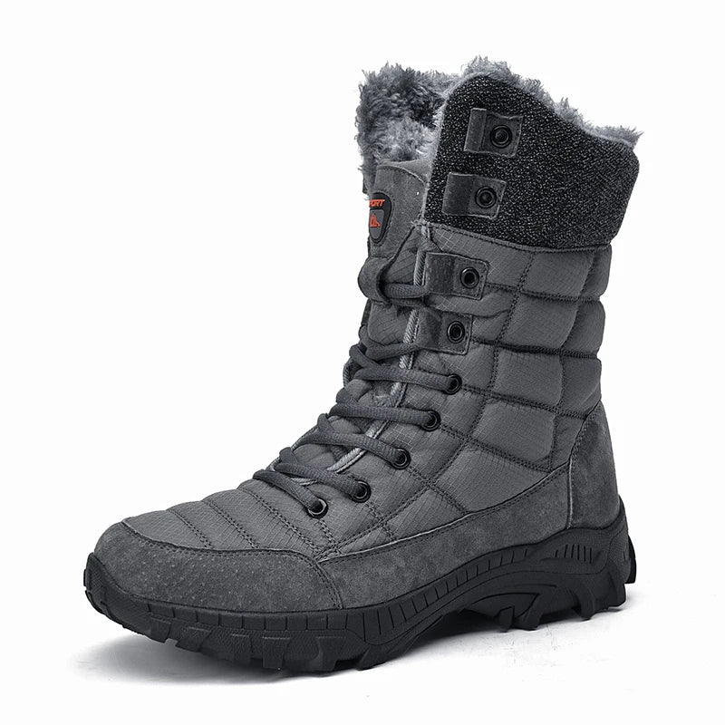 Bottes de neige imperméables gris