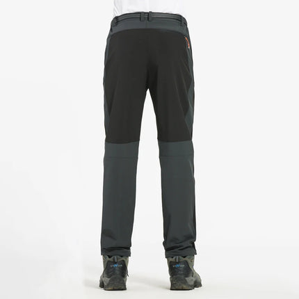 Pantalon de randonnée en molleton épais et chaud pour homme de dos