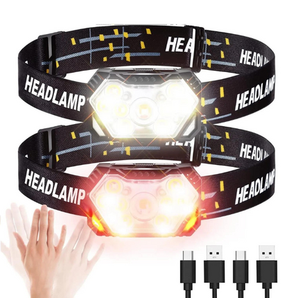 Lampe Frontale puissante 9 LED