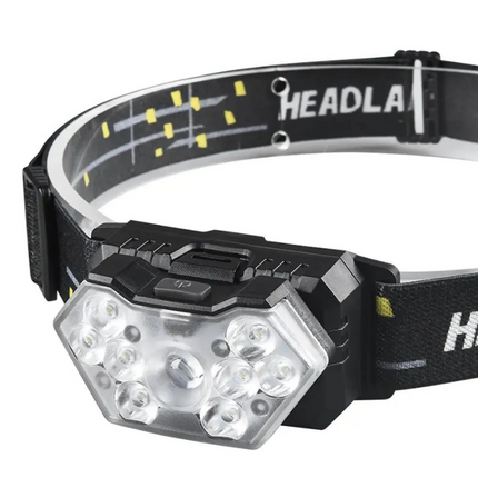 Lampe Frontale puissante 9 LED