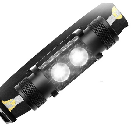 Lampe Frontale Puissante à Double LED