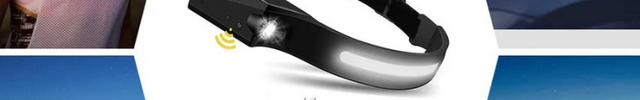Lampe Frontale Puissante en Forme de Bandeau