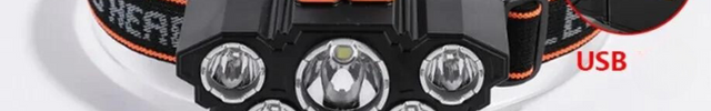 Lampe Frontale Puissante pour Randonnée