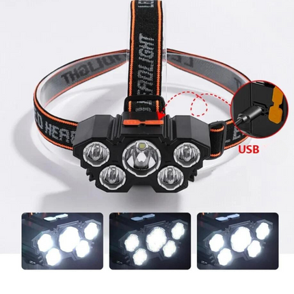 Lampe Frontale Puissante pour Randonnée