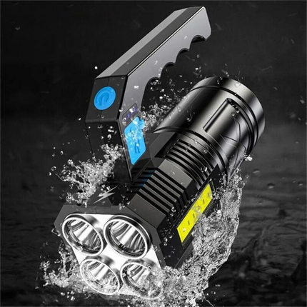 Lampe Torche Puissante avec Poignée étanche