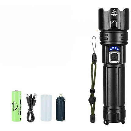 Lampe Torche Puissante de 300 Watts sur fond blanc