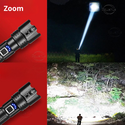 Lampe Torche Puissante de 300 Watts avec zoom