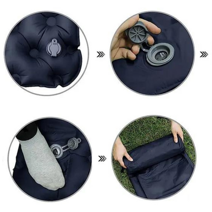 Matelas de Camping Double pour 2 Personnes avec pompe intégrée