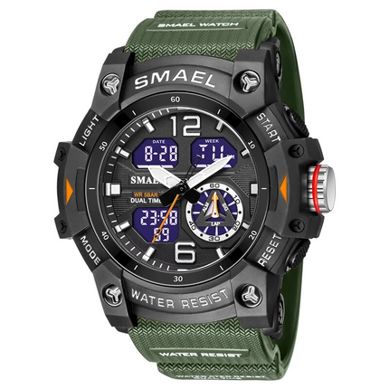 Montre Randonnée Étanche 50 Mètres  green