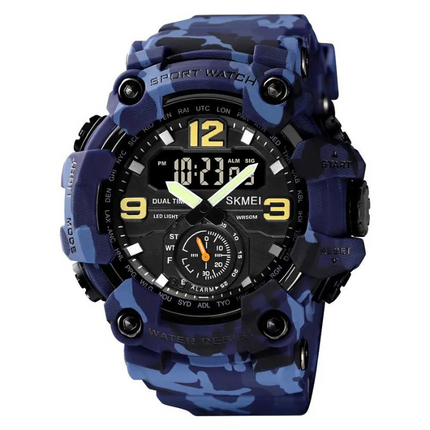 Montre de Randonnée Militaire bleu