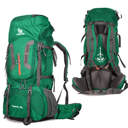 Sac à Dos Randonnée Femme 80L vert
